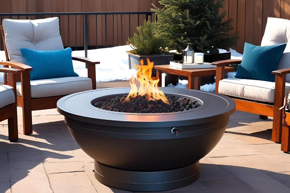 can-i-have-a-fire-pit-in-my-backyard-main Image of a backyard fire feature and chairs.
