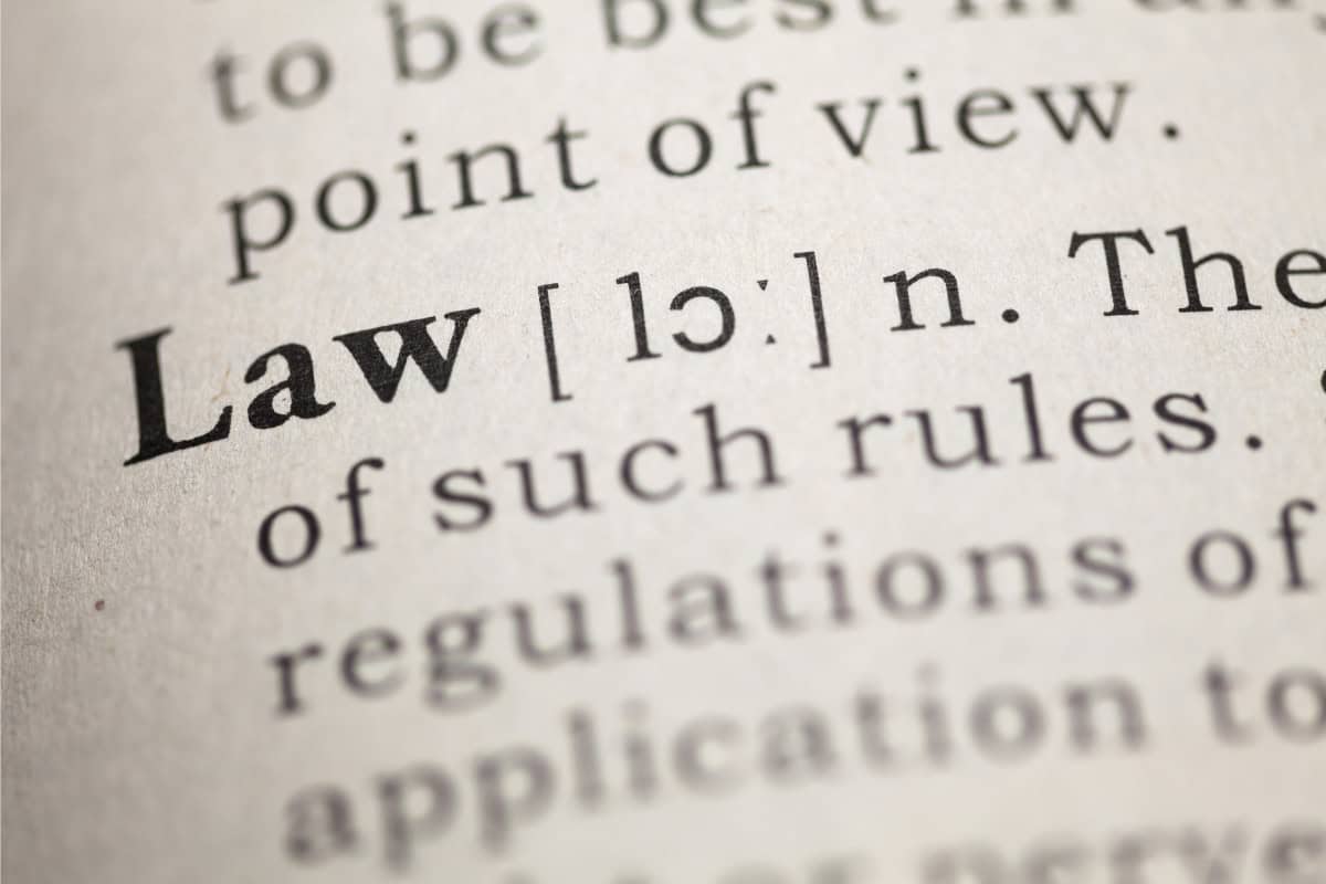 fire-pit-on-a-balcony-legal Image of the definition of "Law" in a dictionary.