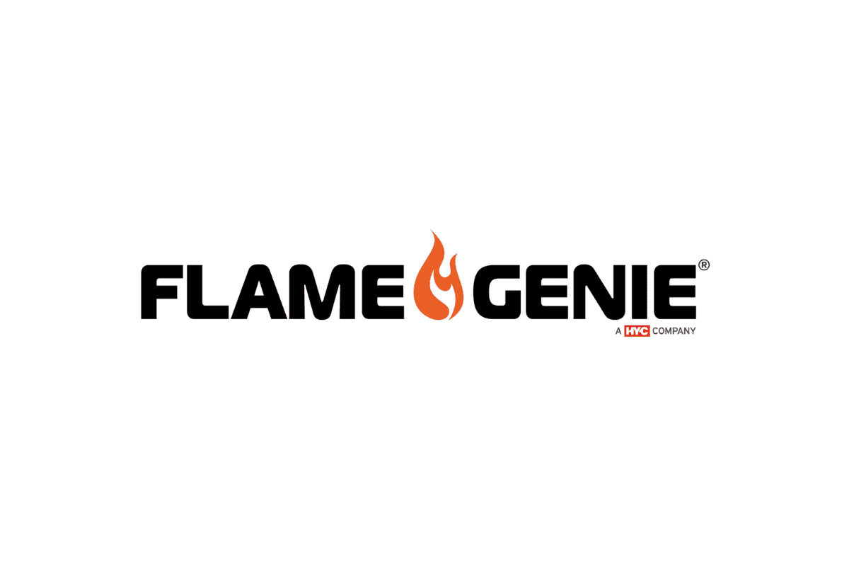 smokeless-fire-pit-advantages-flame-genie Image of the Flame Genie logo.