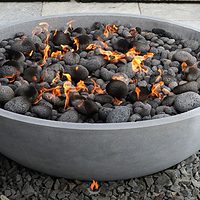 Image of a gas fire pit in need of a cover