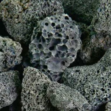 Image of a pile of lava rock for a blog post about fire pit lava rock.