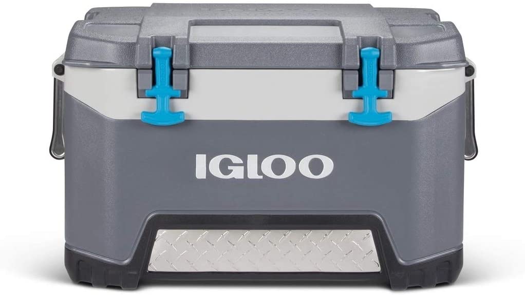 Image of an igloo cooler for a fire pit accessories article
