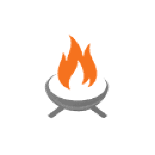Image of a fire pit blog logo