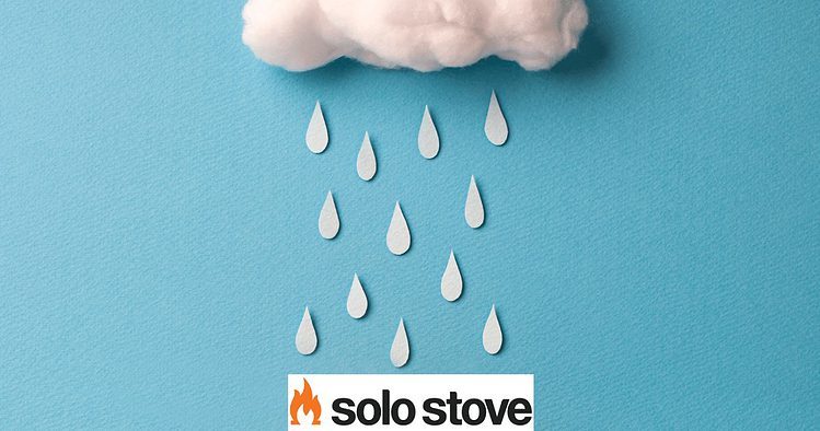 Image of a Solo Stove that got rained on