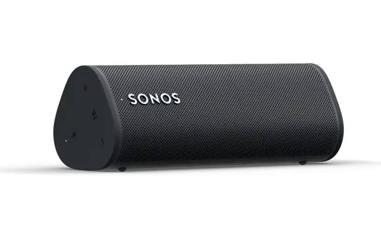 Image of a sonos roam portable bluetooth speaker