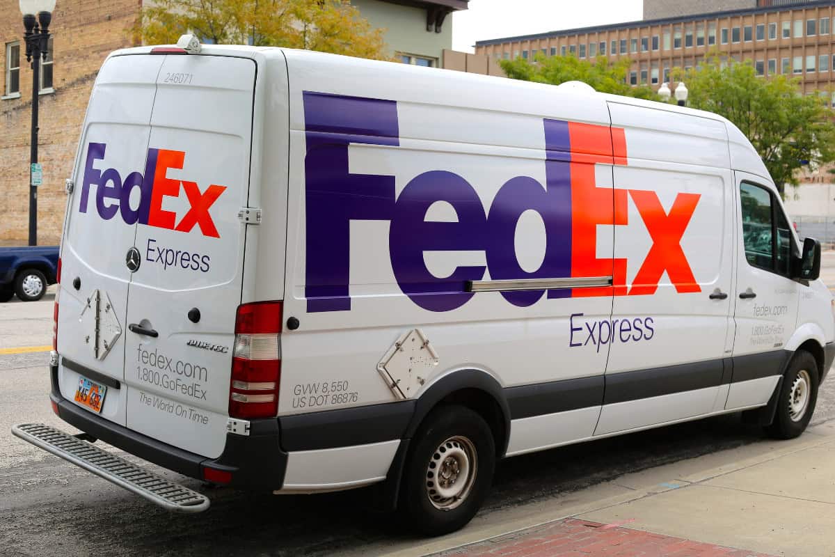 Tracking Your Solo Stove Order Image of a parked FedEx delivery truck.