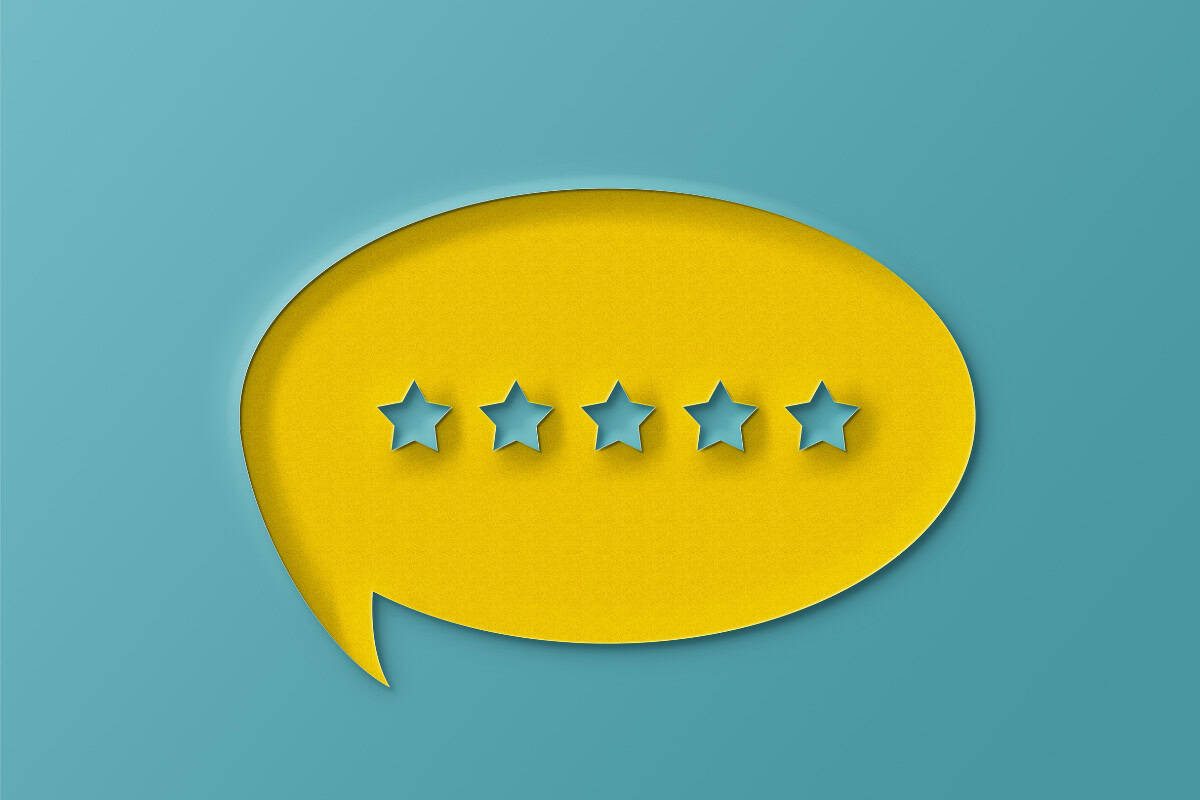what-size-solo-stove-reviews Image of a text bubble with 5 stars for a blog post answering the question "what size Solo Stove is best?"