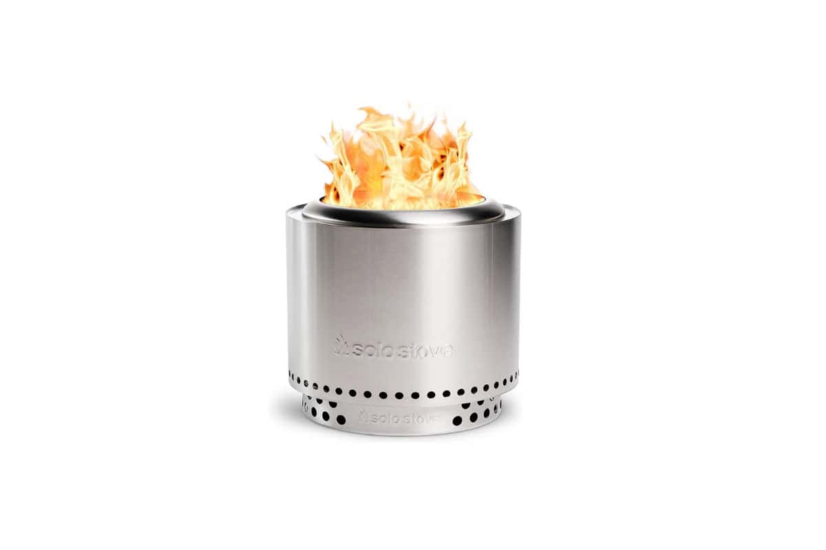 best-portable-fire-pits-solo-stove-ranger Stove Fire Pit - Portable Stainless Steel Backyard Toaster with Flame Control for Cozy Outdoor Heating and Ambience.