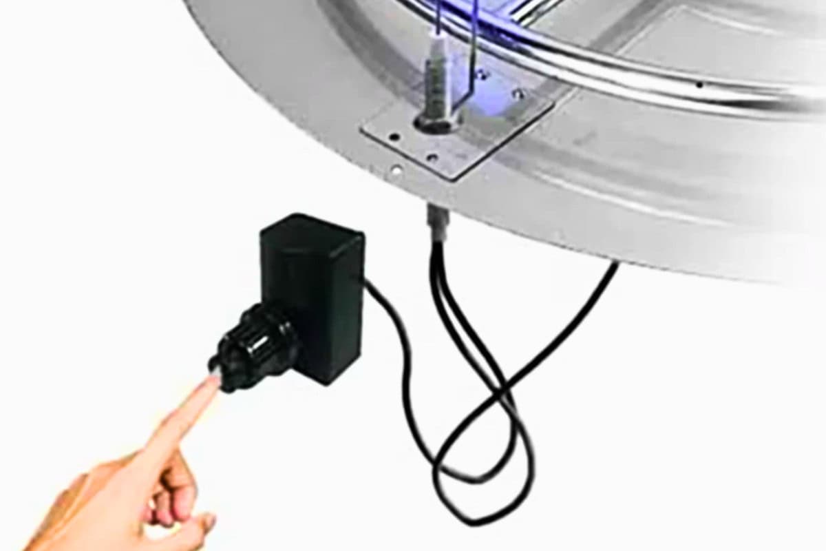 gas fire pit problems-ignition Plug-in electric heater for outdoor patio space, perfect for backyard heating solutions.